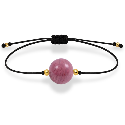 Rhodonite Minimalist Bracelet - Enhances 