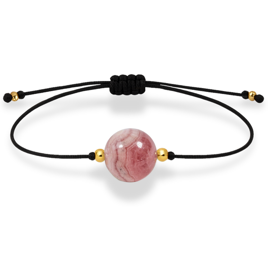 Rhodonite Minimalist Bracelet - Enhances 