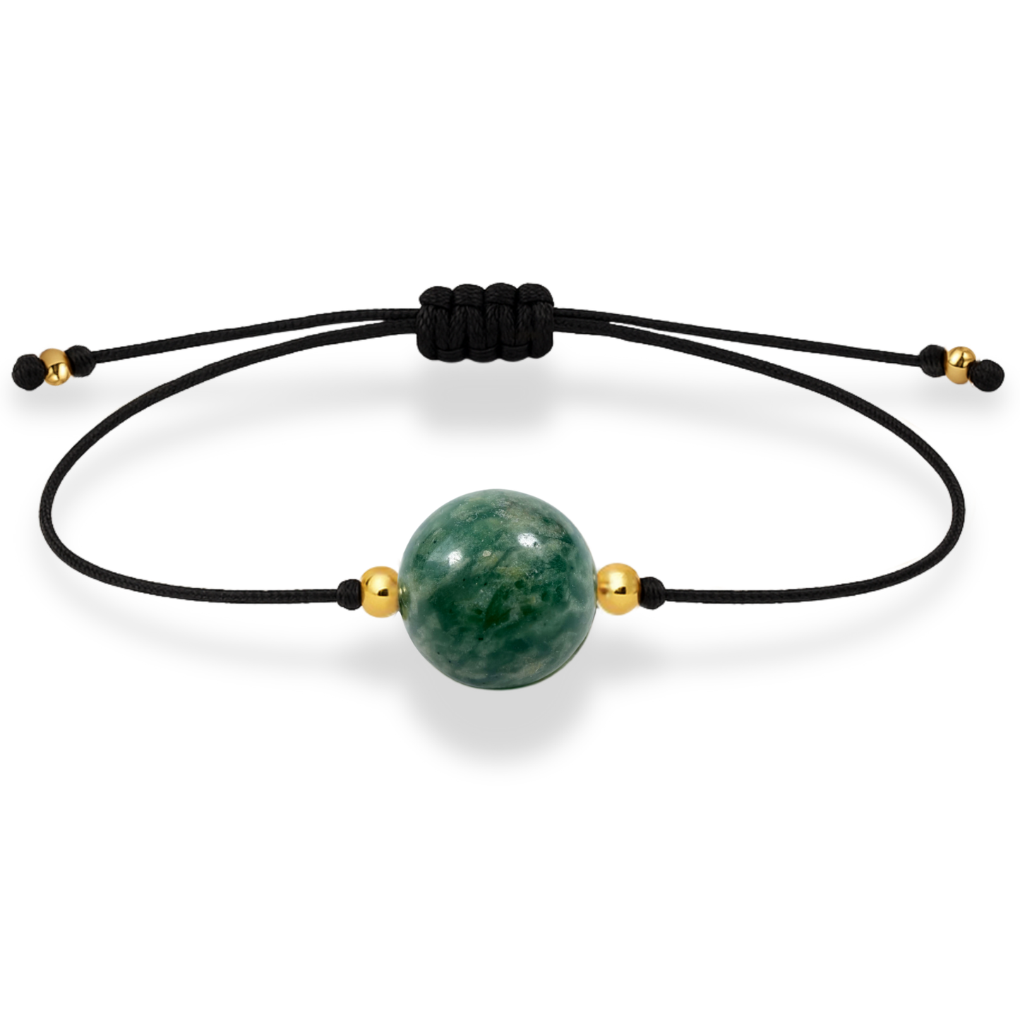 African Jade Minimalist Bracelet - Abundance 