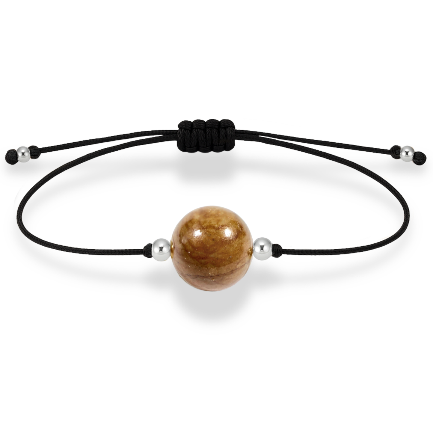Bracelet minimaliste en jaspe Paisina - Bonheur