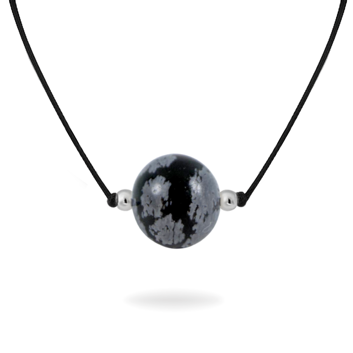 Collier en obsidienne neigeuse pour résoudre les problèmes