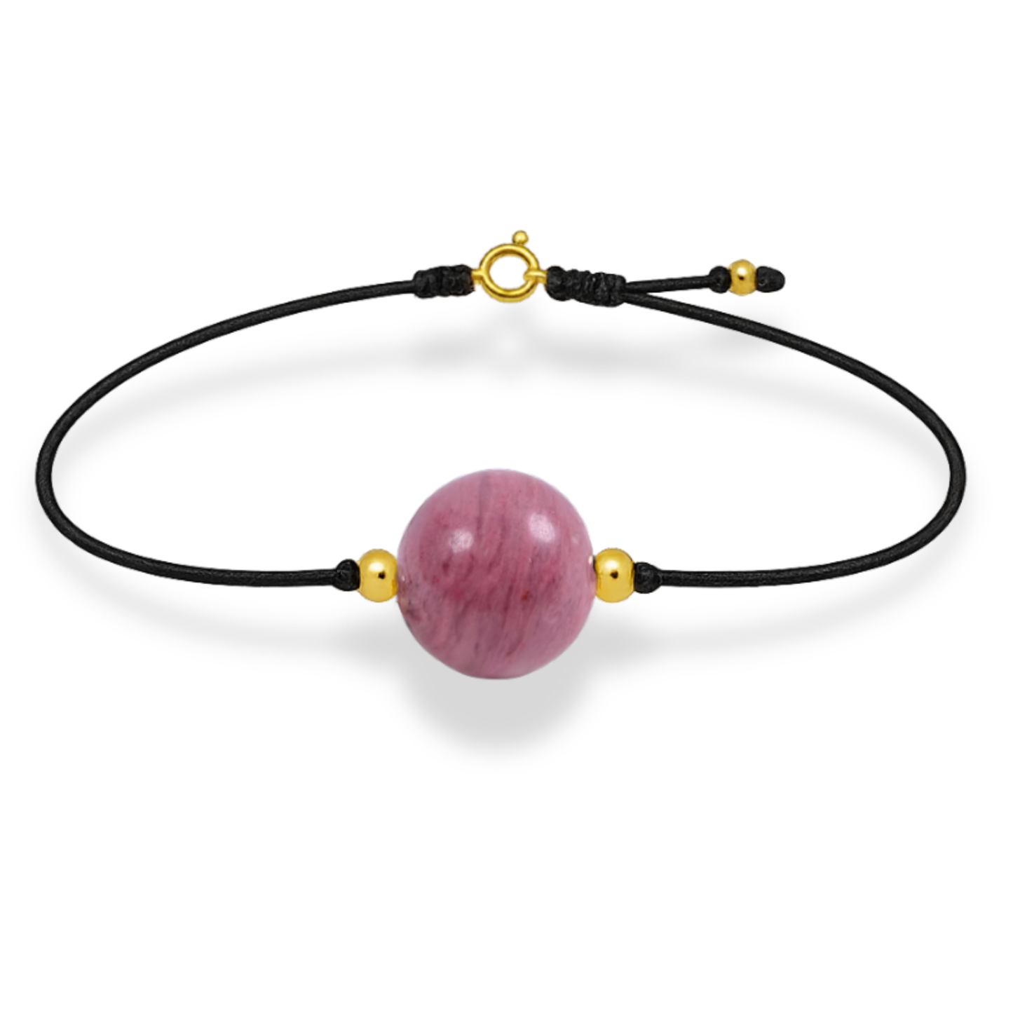 Rehausse le toucher de la rhodonite 