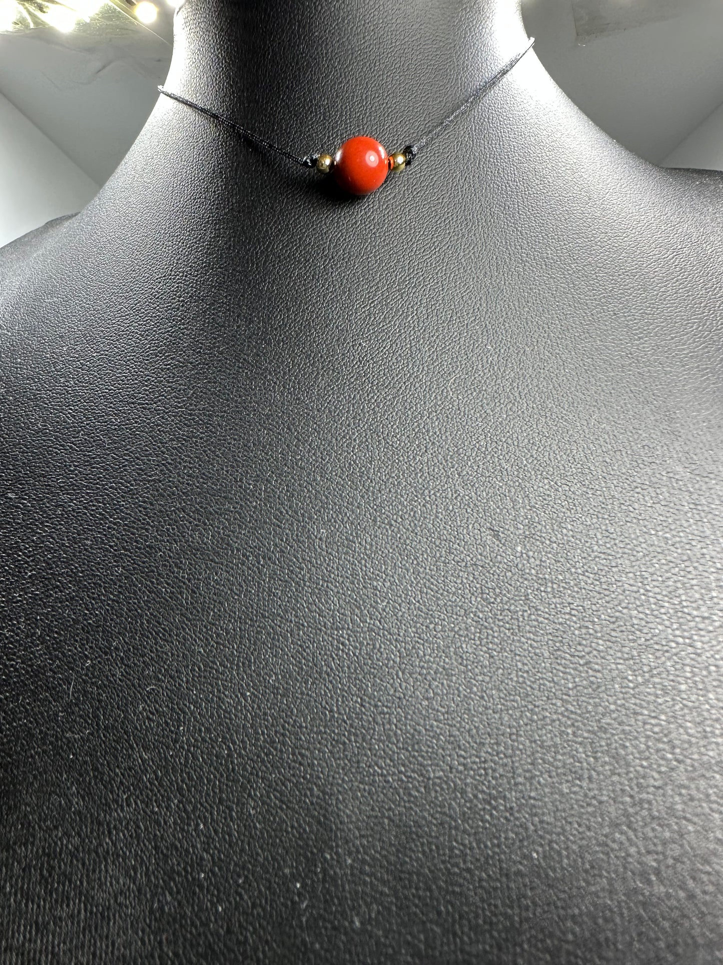 Protection Red Jasper Necklace