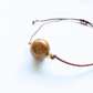 Vista lateral de la pulsera de Jaspe Paisina – gema única y tono terroso
