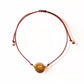 Vista superior de la pulsera de Jaspe Paisina – diseño elegante y natural