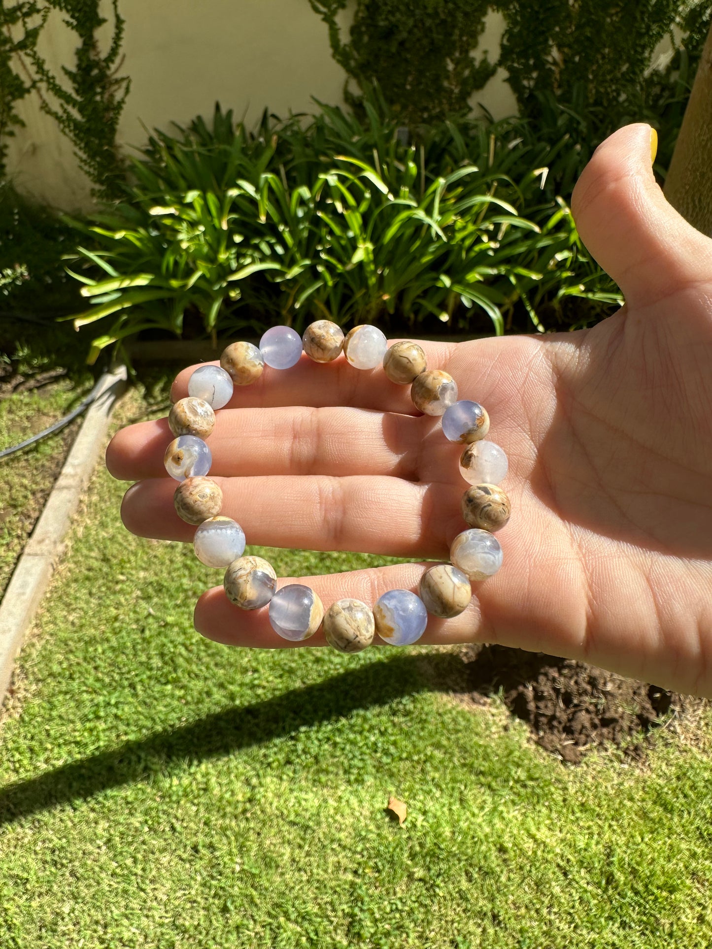 Self Trust Chalcedony Bracelet