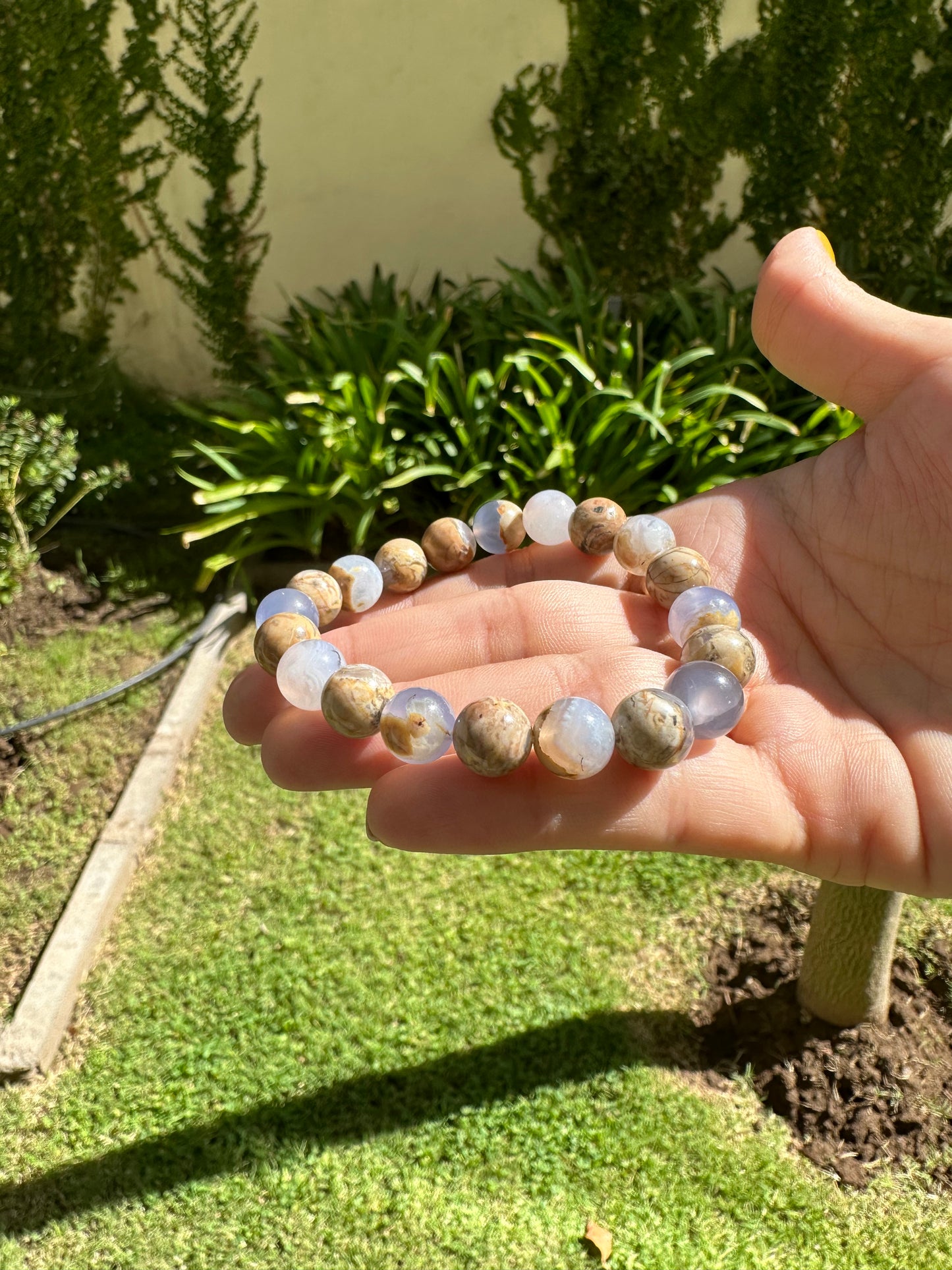 Self Trust Chalcedony Bracelet