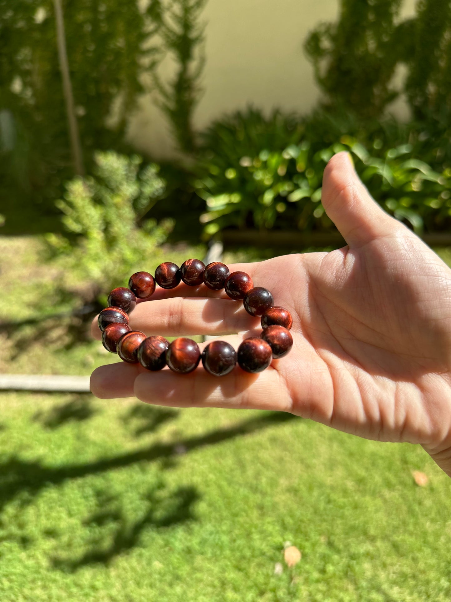 Money Red Tiger Eye Minimalist Bracelet
