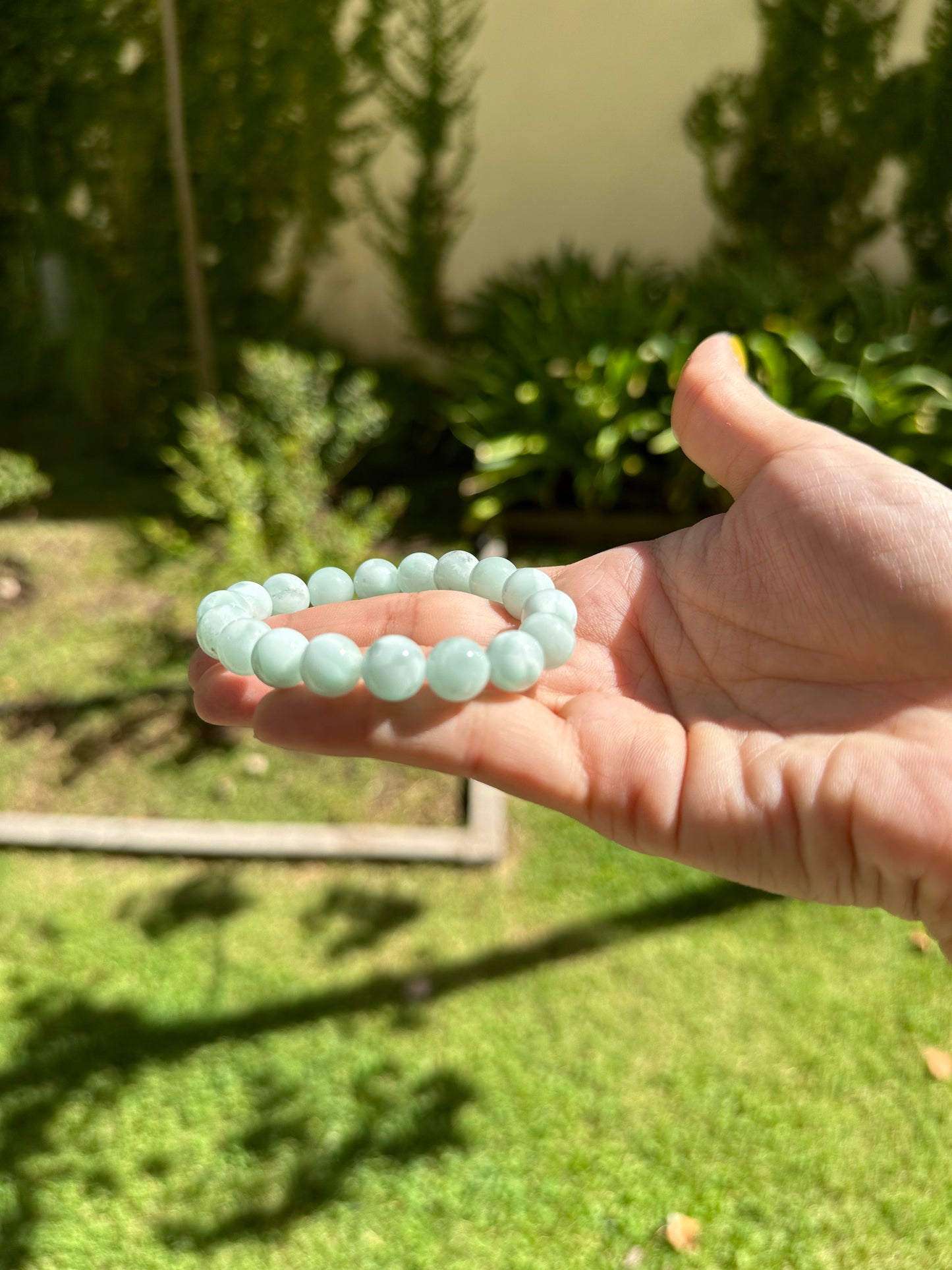 Green Angelite Bracelet - Peace