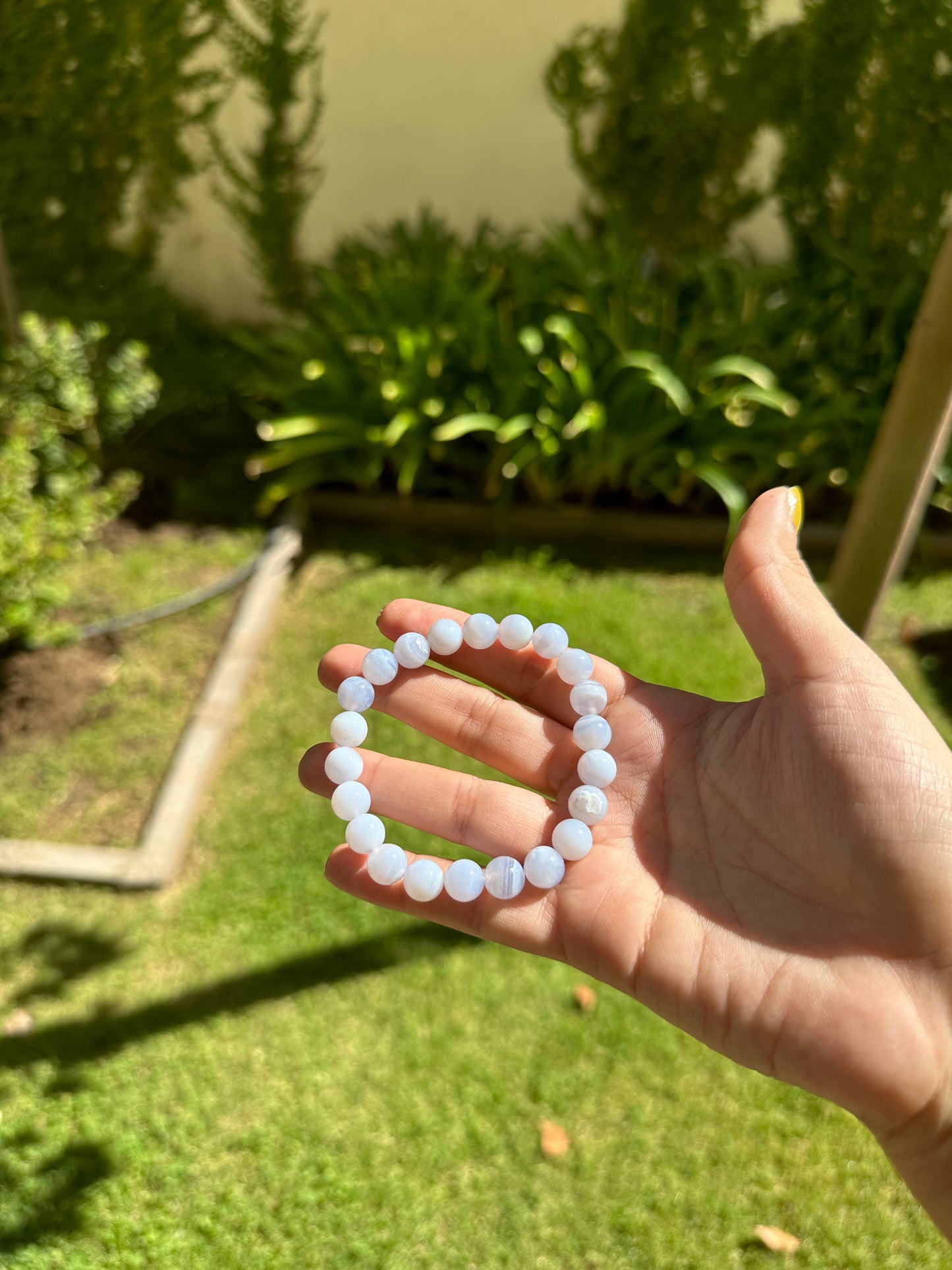 Self Trust  Chalcedony Bracelet
