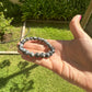 Problem Solving Snowy Obsidian Bracelet