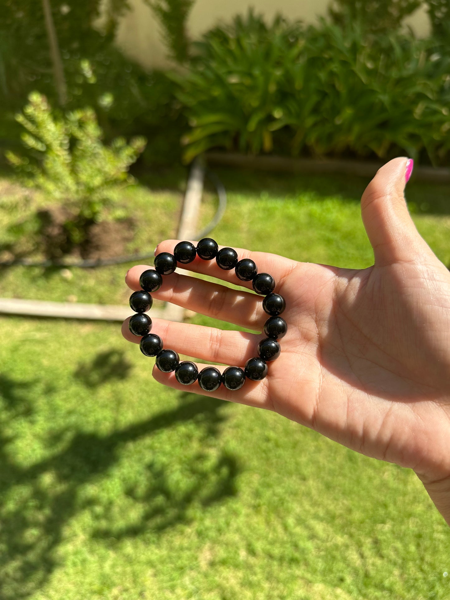 Problem Solving Obsidian Bracelet