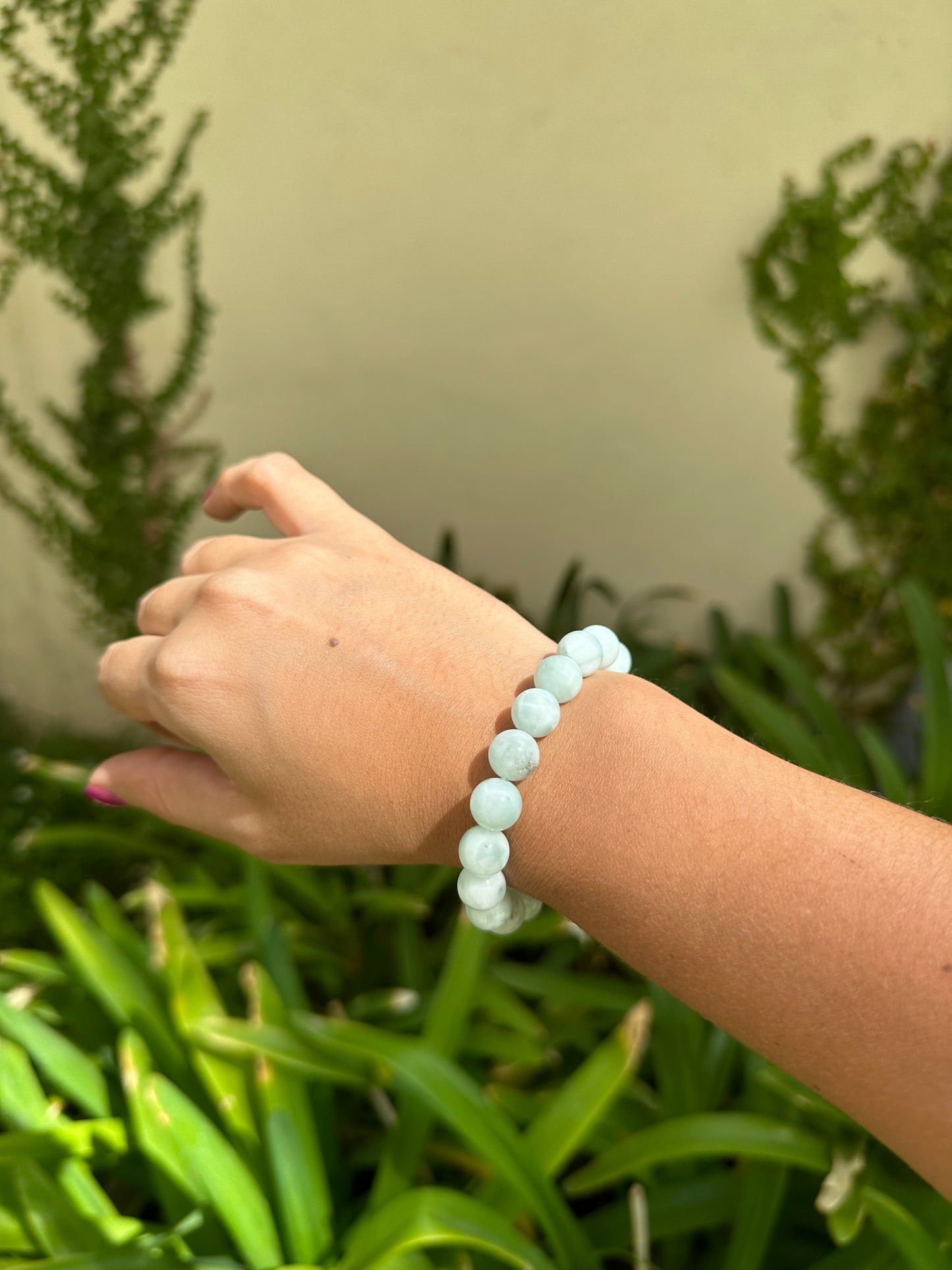 Green Angelite Bracelet - Peace